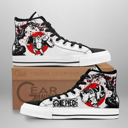 Franky High Top Schoenen Custom Anime OP Sneakers Japan Style